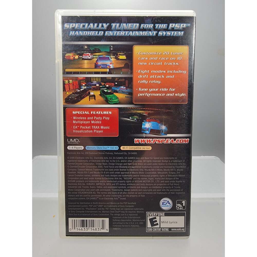 Need for Speed: Underground Rivals (Sony PSP, 2005) Complete Tested - Picture 2 of 6
